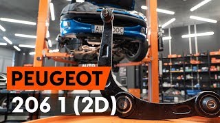 Jak wymienić Wahacz dolny PEUGEOT 206+ (T3E) - darmowe wideo online