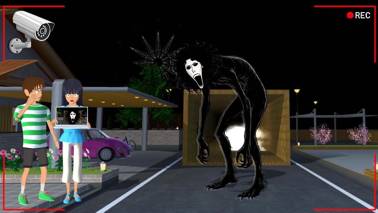 Yuta Mio Panik CCTV Merekam ada TEROWONGAN BERHANTU TOR MONITOR di depan‼️|| SAKURA SCHOOL SIMULATOR