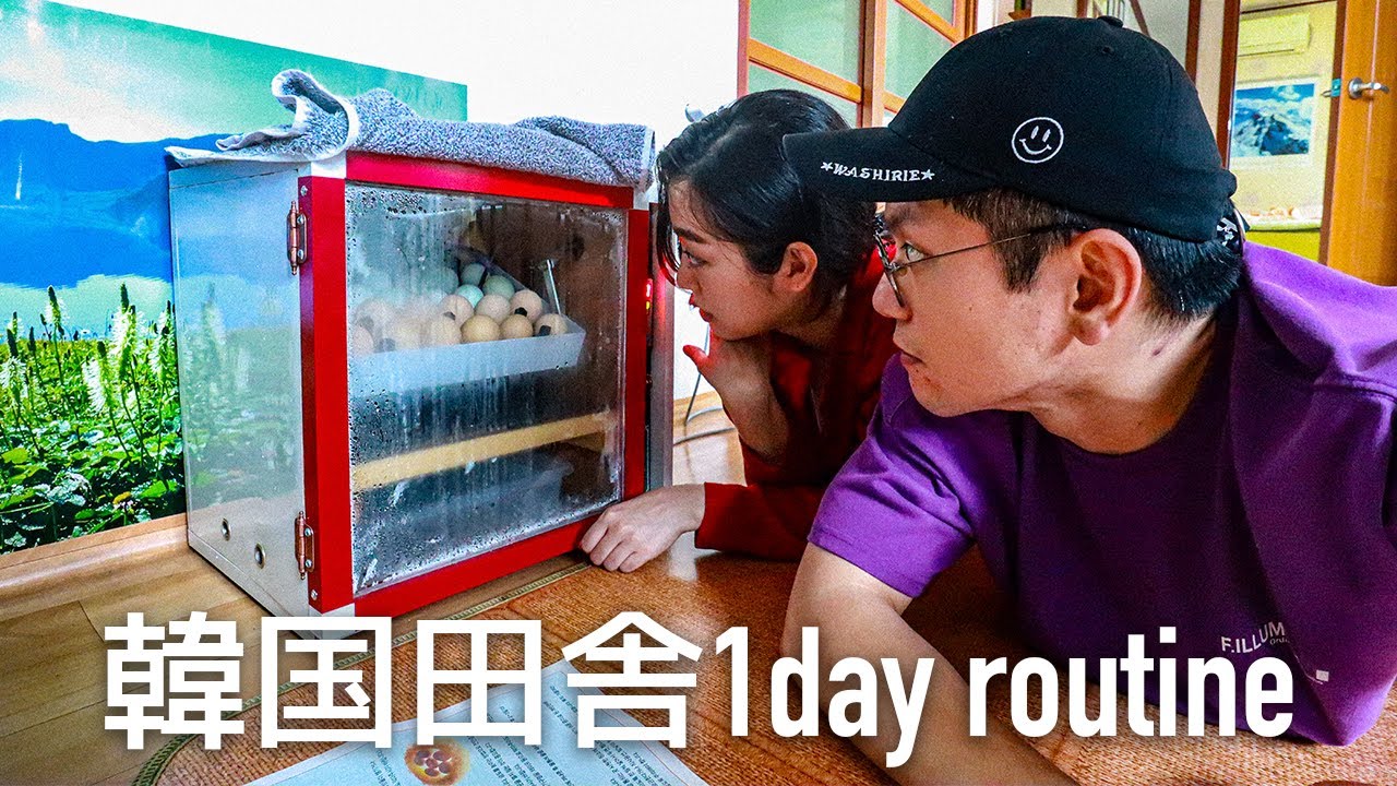 韓国の田舎での過ごし方【日韓夫婦/1dayルーティン】