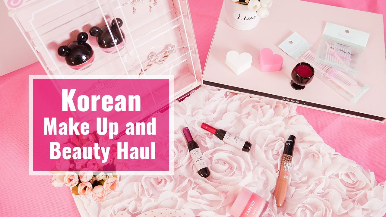 少女心噴發！韓系平價彩妝戰利品分享 Korean Make Up and Beauty Haul ♥ Nancy