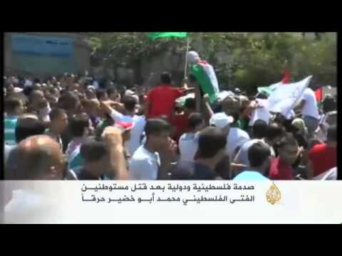 مطالبات دولية بحماية الشعب الفلسطيني من جرائم المستوطنين