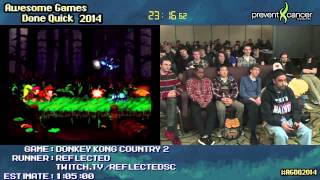 Donkey Kong Country 2 :: SPEED RUN Live (0:46:14) by Reflected #AGDQ 2014 screenshot 5