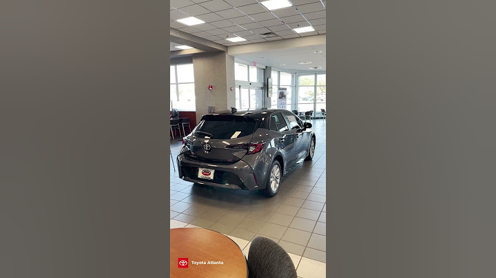 2023 Toyota Corolla Hatchback!