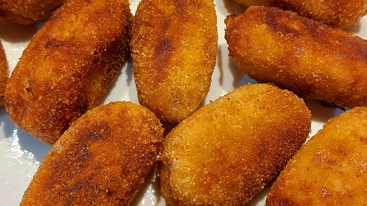 COMO HACER CROQUETAS DE PUCHERO FÁCILES #recetas #recetasfaciles #comida #cocina #croquetas #reels 