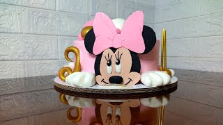 Minnie Mouse cake tutorial | Bake This Way