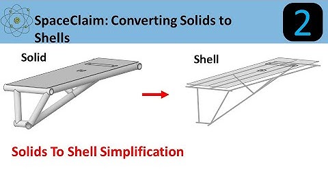 SpaceClaim: Converting Solids to Shells