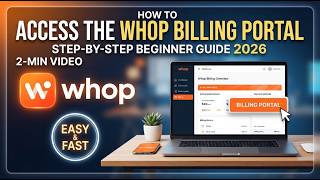 How to Access the Whop Billing Portal 2026 Step by Step Beginner Guide 2 Min