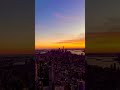 Sunset On Empire State Building 🌅 #sunset #bigrichtown #peace #thoughts #relax #reflection