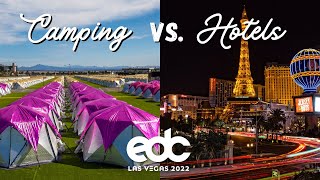 Camp EDC vs. Hotels: Which is Better for EDC Las Vegas?