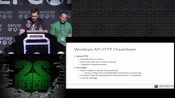 DEF CON 22 - Getting Windows to Play with Itself - A Hacker