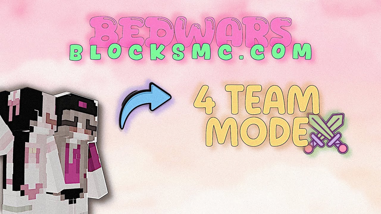 Blocksmc Id Testing the 4v4v4v4 BedWars Mode! | Blocksmc - YouTube