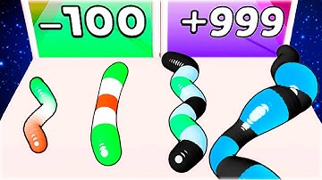Gummy Worm Go - Level Up Max Level Gameplay
