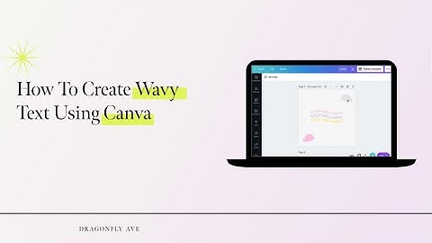 How To Create Wavy Text Using Canva #canva #wavytext #tutorial #easy