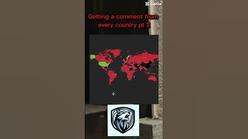 Getting a comment from every country pt 2 #geography #mapping #shorts
