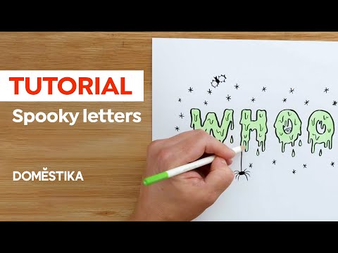 Tutorial Lettering: cómo dibujar escalofriantes letras de Halloween |  Domestika
