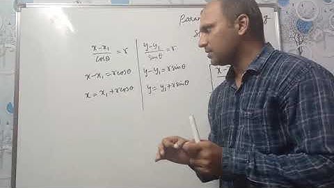 Straight Lines Part 5 Symmetric Form, Parametric Equations of straight line. Derivation and examples