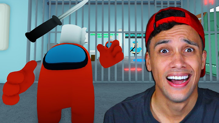 🚨O POLICIAL PEIDÃO BARRY SE TRANSFORMOU NO AMONG US NO ROBLOX!