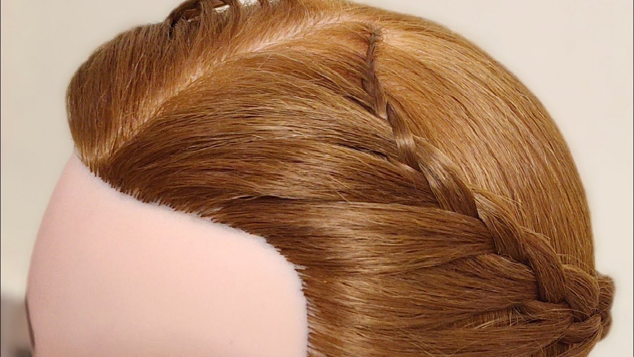 Simple khopa hairstyle