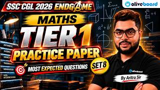 Details SSC CGL 2026 Maths | Tier 1 Practice Paper | Expected Questions | Set 8 Update