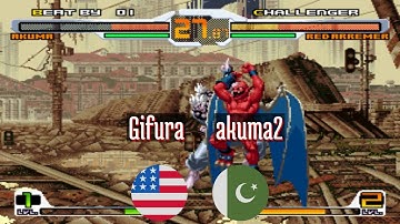 FT5 @svcsplus: Gifura (US) vs akuma2 (PK) [SNK vs Capcom Chaos Super Plus svc Fightcade] Dec 14