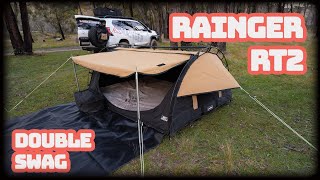 2021  RAINGER RT2  Double Swag Setup  100mm Mattress, Awning, Light