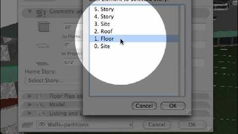 ArchiCAD 11 New Features - Construction elements linked to stories