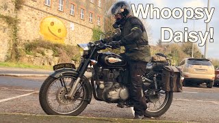 Broke my Royal Enfield Bullet 500's clock | A Day Out with Daisy