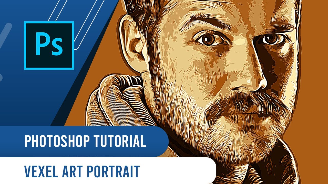 How To Create A Vexel Art Portraits In Photoshop Youtube