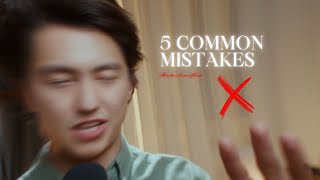 5 Mistakes New Filmmakers Make & How To Avoid Them