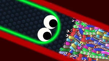 Slither.io 1 Troll Hacker Snake vs 97779 Tiny Snakes! Epic Slitherio Gameplay