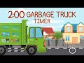 2 Minute Garbage Truck Clean Up! 🚚💨 A Fun &amp; Tidy Visual Timer for Kids!