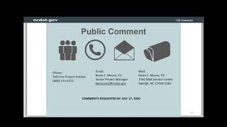 I-26 Connector Project Section 106 Memorandum of Agreement Virtual Meeting