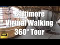 360° Interactive Downtown Baltimore Virtual Reality 4K Walking Tour Historic Water Front VR VIDEOS