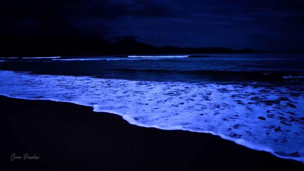 Ocean Waves for Inner Peace | Relaxing Ocean Sounds at Night for Sleep, Meditation, Yoga, Studying