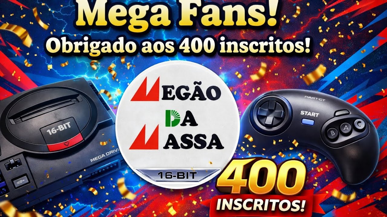 Um vídeo de agradecimento aos 400 inscritos e sintam-se abraçados pela presença de vocês. 