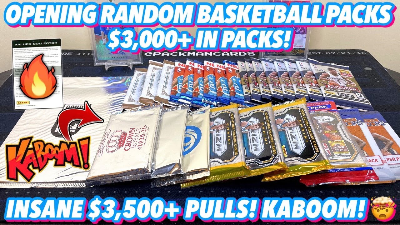 INSANE 3,500+ PULLS!🔥🤯 OPENING 3,000+ RANDOM BASKETBALL PACKS! YouTube