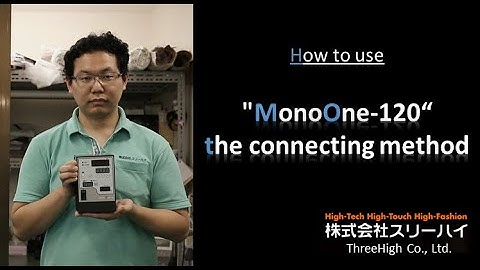 Temperature Controllers [monoOne-120] How to Connect the Cords