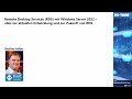 Remote Desktop Services in Windows Server 2022 – alles zur Situation und zur Zukunft von RDS