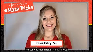 #MathTricks | Divisibility Rule for 9 Explained (Part 4)