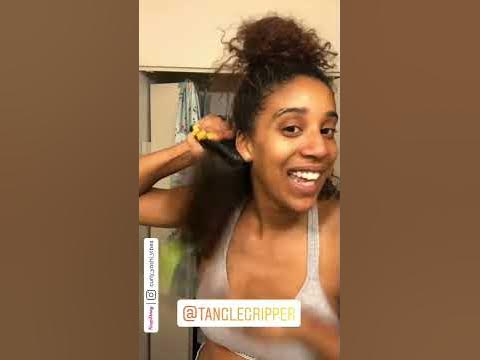 How To Detangle my Natural Matted Curly, Hair Fast With No Tears - YouTube