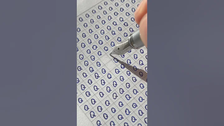 Together We Write: Comment the Next Letter! #handwriting #ocd  #relaxing #satisfying #calmingvideo