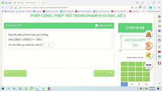 0303P2 - KIỂM TRA PHÉP TÍNH TRONG PHẠM VI 10 000