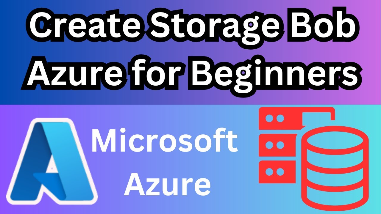 Create Storage Account on Microsoft Azure - YouTube