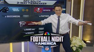 Playoff Picture Steve Kornacki Yzes Wild Nfc South Race And Top Seed Odds Fnia Nfl On Nbc