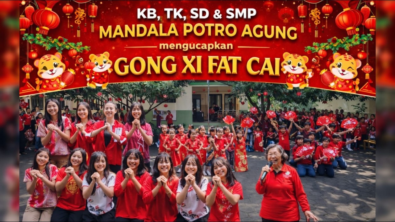 ANGPAO NA LAi !!! GONG XI FAT CAI | IMLEK 2026 - KB, TK, SD & SMP MANDALA POTRO AGUNG - SURABAYA