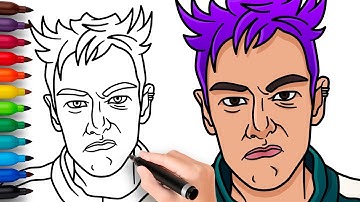 HOW TO DRAW THANOS (PLAYER 230) | Squid Game Season 2 - Easy Step by Step Drawing