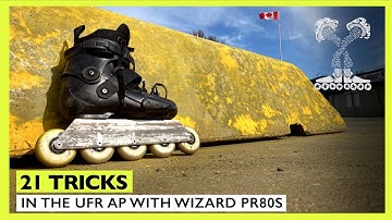 21 Rollerblading Tricks in the FR UFR with Wizard PR80 Frames