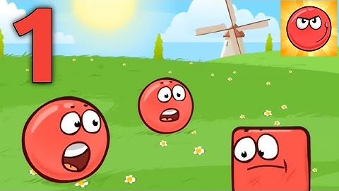Red Ball 4 - Gameplay Walkthrough part 1- Levels 1- 9 (Android, iOS) jogando red ball 4 2022