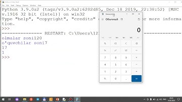Python.14-dars. Amaliy mashg’ulot. PYTHONDA SODDA MASALALARNI DASTURLASH