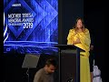 Alezandra Russell Accepting Mother Teresa Memorial Award 2019